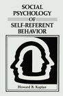Buchcover Social Psychology of Self-Referent Behavior