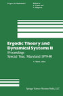 Buchcover Ergodic Theory and Dynamical Systems II