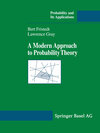 Buchcover A Modern Approach to Probability Theory