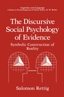 Buchcover The Discursive Social Psychology of Evidence