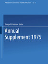 Buchcover 1975 Annual Supplement