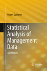 Buchcover Statistical Analysis of Management Data