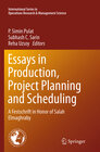 Buchcover Essays in Production, Project Planning and Scheduling