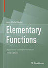 Buchcover Elementary Functions