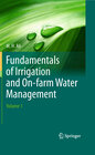 Buchcover Fundamentals of Irrigation and On-farm Water Management: Volume 1