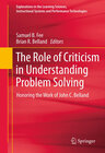 Buchcover The Role of Criticism in Understanding Problem Solving