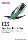 Buchcover D3 for the Impatient. Philipp K. Janert