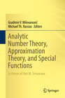 Buchcover Analytic Number Theory, Approximation Theory, and Special Functions