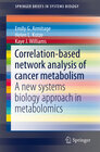 Buchcover Correlation-based network analysis of cancer metabolism