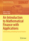 Buchcover An Introduction to Mathematical Finance with Applications