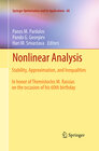 Buchcover Nonlinear Analysis