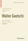 Buchcover Walter Gautschi, Volume 1