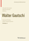 Buchcover Walter Gautschi, Volume 2