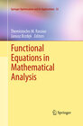 Buchcover Functional Equations in Mathematical Analysis