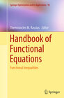 Buchcover Handbook of Functional Equations