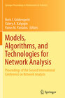 Buchcover Models, Algorithms, and Technologies for Network Analysis