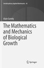 Buchcover The Mathematics and Mechanics of Biological Growth