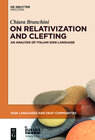 Buchcover On Relativization and Clefting