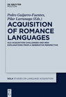 Buchcover Acquisition of Romance Languages