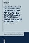 Buchcover Usage-Based Approaches to Language Acquisition and Language Teaching
