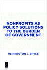 Buchcover Nonprofits as Policy Solutions to the Burden of Government