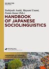 Buchcover Handbook of Japanese Sociolinguistics