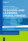 Buchcover Teaching and Learning (Im)Politeness