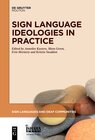 Buchcover Sign Language Ideologies in Practice