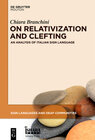 Buchcover On Relativization and Clefting