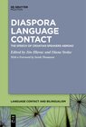 Buchcover Diaspora Language Contact