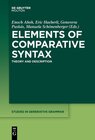 Buchcover Elements of Comparative Syntax