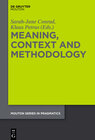 Buchcover Meaning, Context and Methodology