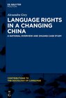 Buchcover Language Rights in a Changing China