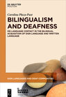 Buchcover Bilingualism and Deafness