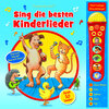 Buchcover Sing die besten Kinderlieder - Mikrofonbuch - Pappbilderbuch mit abnehmbarem Mikrofon mit 5 lustigen Stimmklängen und 10