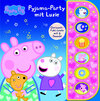 Peppa Pig - Pyjama-Party mit Luzie - Soundbuch mit Fühlleiste und 6 Geräuschen für Kinder ab 3 Jahren - Peppa Wutz width=
