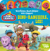 Buchcover Dino Ranch - Verrückte Such-Bilder mit Klappen - Dino-Ranchers, los! - Pappbilderbuch mit 17 Klappen - Wimmelbuch für Ki