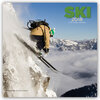 Buchcover Ski - Skifahren 2018 - 16-Monatskalender