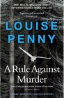 Buchcover A Rule Against Murder. Louise Penny