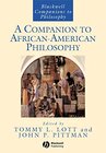 Buchcover A Companion to African-American Philosophy (Blackwell Companions to Philosophy)