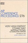 Buchcover XIIth International Symposium on Very High Energy Cosmic Ray Interactions