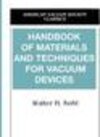 Buchcover Handbook of Materials and Techniques for Vacuum Devices