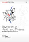 Buchcover Thymosins in Health and Disease