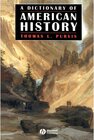 Buchcover A Dictionary of American History. Purvis