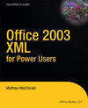 Buchcover Office 2003 XML for Power Users