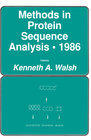 Buchcover Methods in Protein Sequence Analysis · 1986