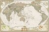 Buchcover National Geographic Map World Executive, Pacific Centered, Planokarte