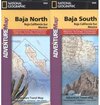 Buchcover National Geographic Adventure Travel Map Baja Map Pack, 2 Bl.