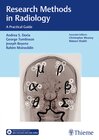 Buchcover Research Methods in Radiology