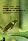 Buchcover Prepositional Clauses in Spanish
